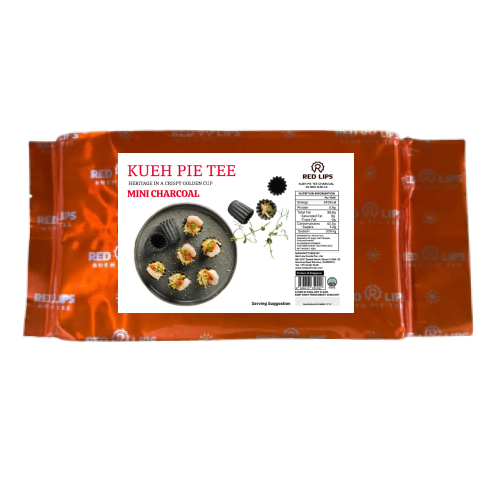 Charcoal Kueh Pie Tee