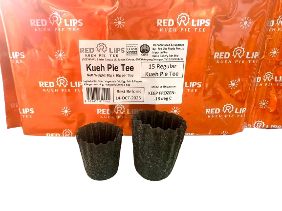 Charcoal Kueh Pie Tee – Red Lips Foods Pte Ltd